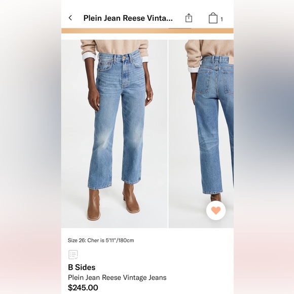 B Sides Plein Jeans - Picture 1 of 12